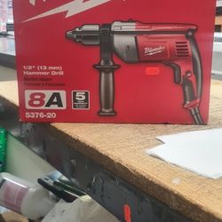 Milwaukee 5376-20 1/2" (13 Mm) Hammer Drill, Red
