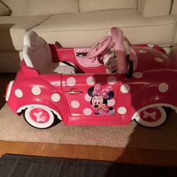 Minnie Mouse Battery Powered Ride On Car Toy