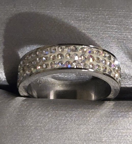 Enamel And Crystal Jewels Ring