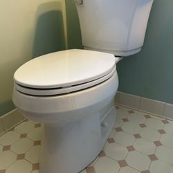 Kohler 19 inch brand new toilet installed, but never used
