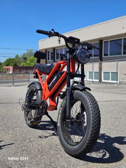 HappyRun G52 orange and black ebike (Two Seater)
