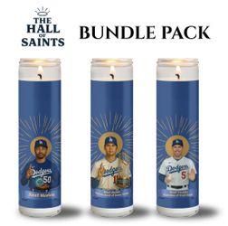 Dodgers Candles Bundle of 3