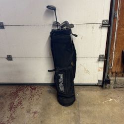 Ping stand golf bag with mixed clubs