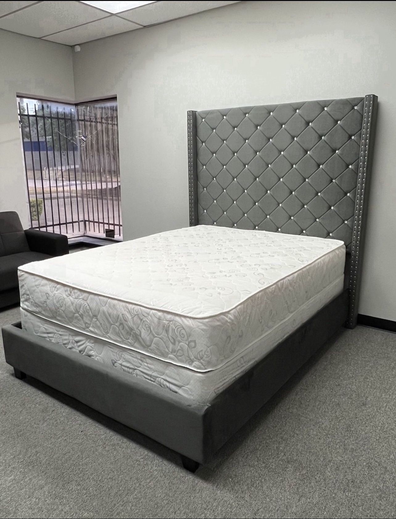 Queen Bed With Mattress Brand new  Delivery Same Day