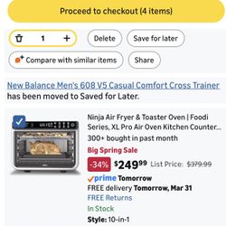 Ninja Toaster Oven /Air Fryer 