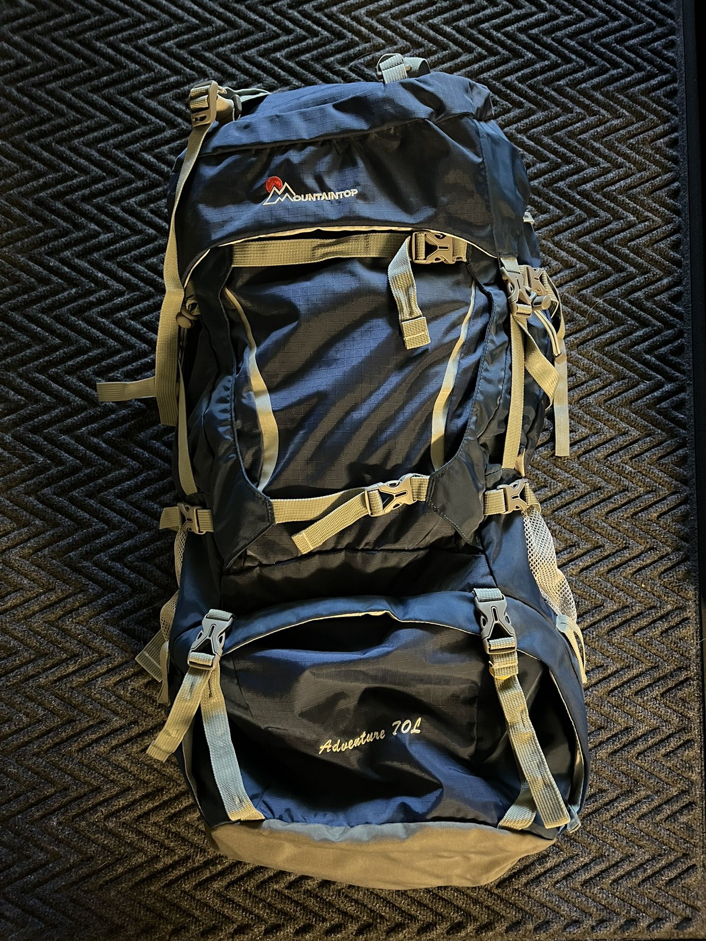Mountaintop 70L Internal Frame Hiking Backpack