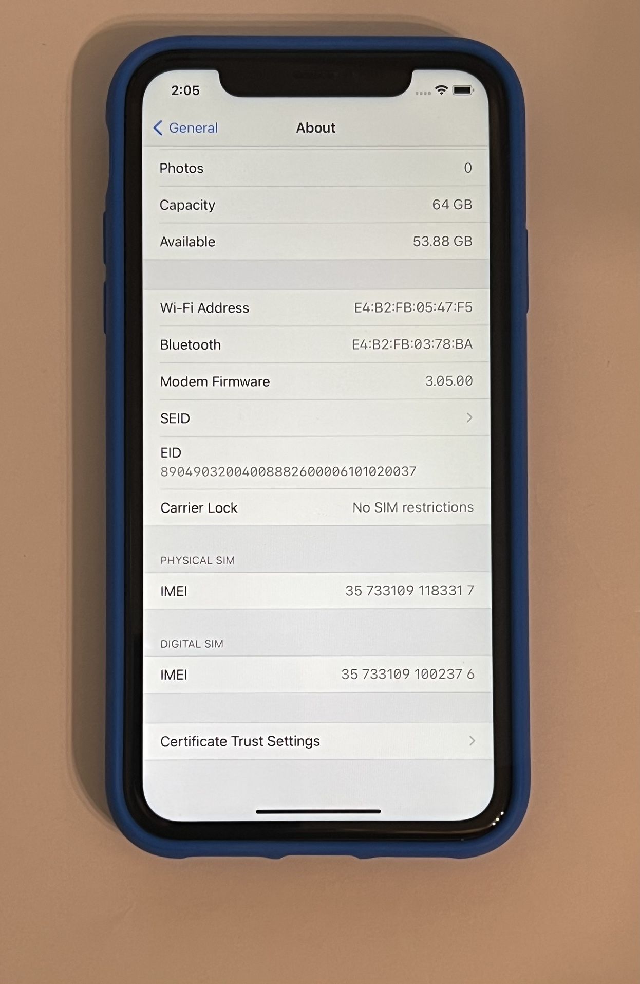 IPHONE XR, 64 GB ,UNLOCKED WORLDWIDE