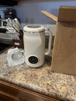 Nutripour - The 8-in-1 Multifunction Nut Milk Maker, Household Multifunctional Soymilk Maker, Automatic Blender with Easy Clean Stainless Steel Design