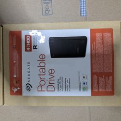 Unopened New In Box SEAGATE 4TB Portable HdD