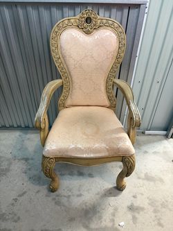 Ornate Baroque Style Armchair