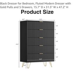 Black Dresser For Bedroom