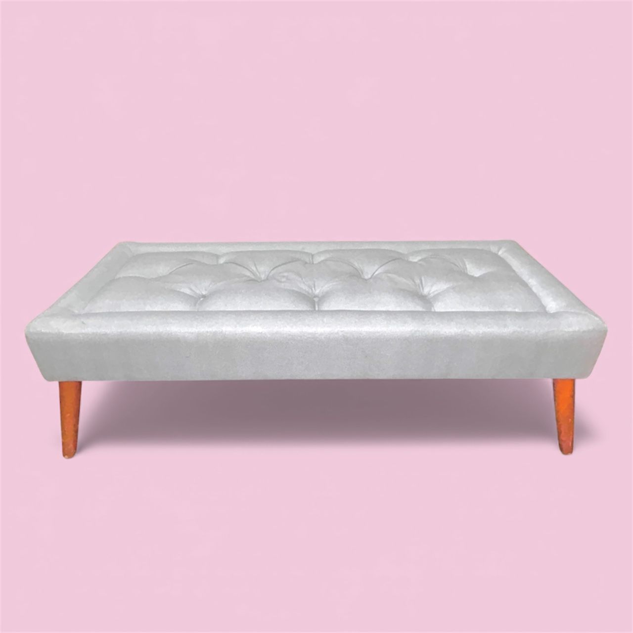 Nice Ice Blue Tuft Bench