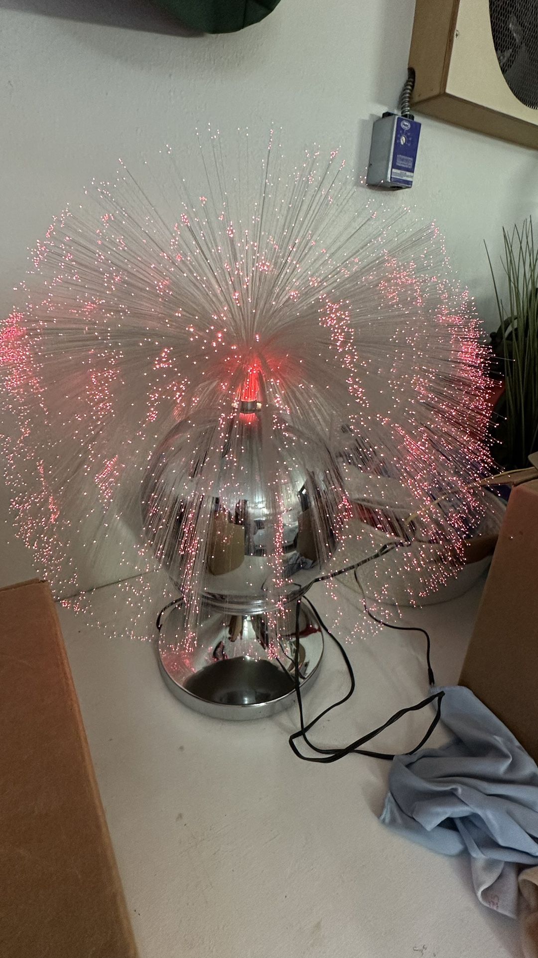 Vintage Fiber Optic Motion Lamp