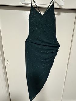 Emerald green dress