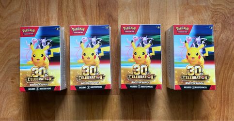 For Trade: Pokemon 30th Celebration Booster Bundles