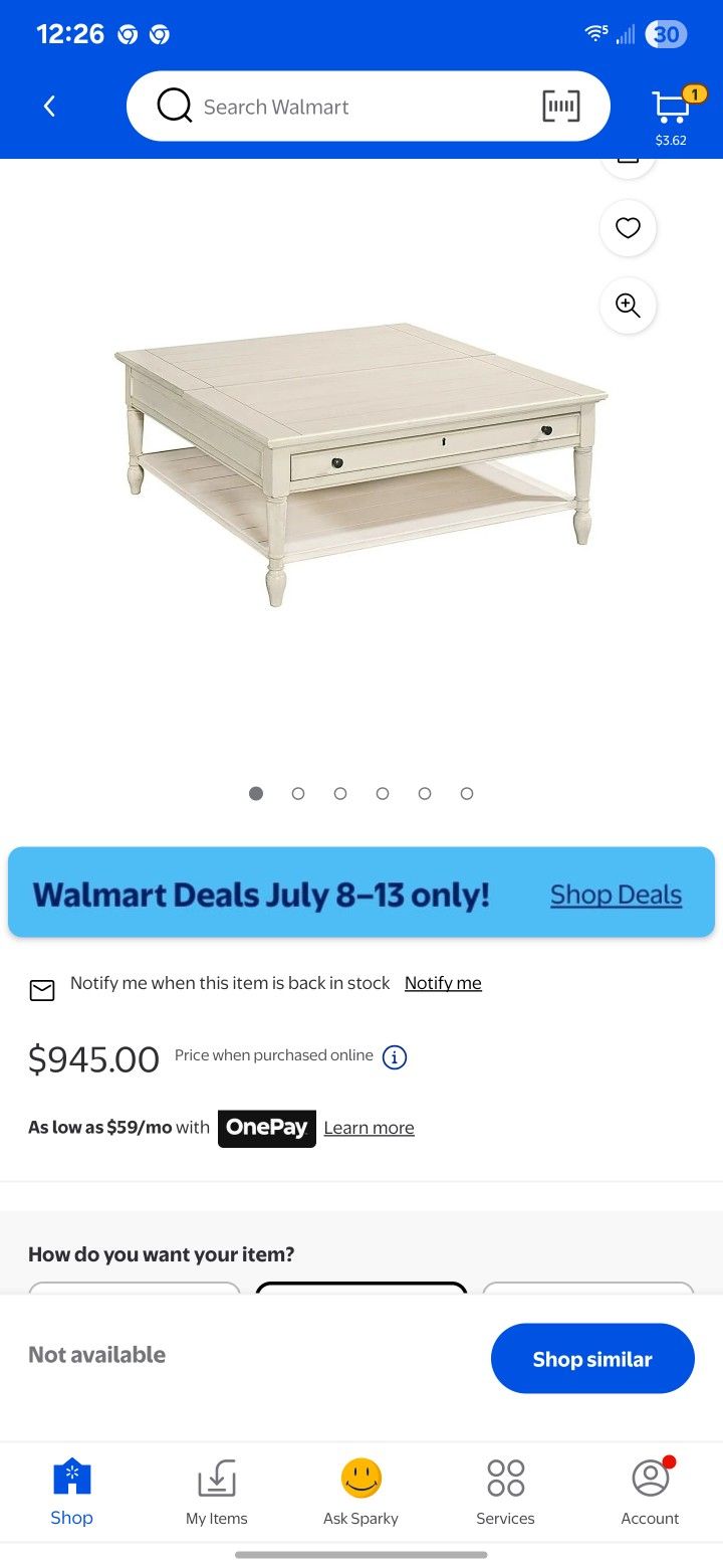 Summer Hill Coffee Table