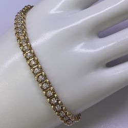 14k Tennis Bracelet 
