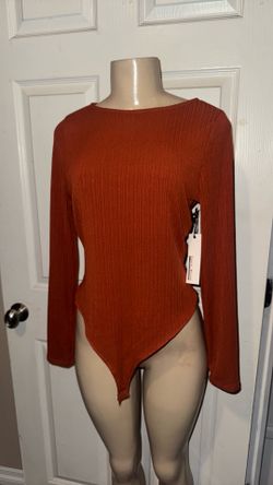 Burnt orange bodysuit
