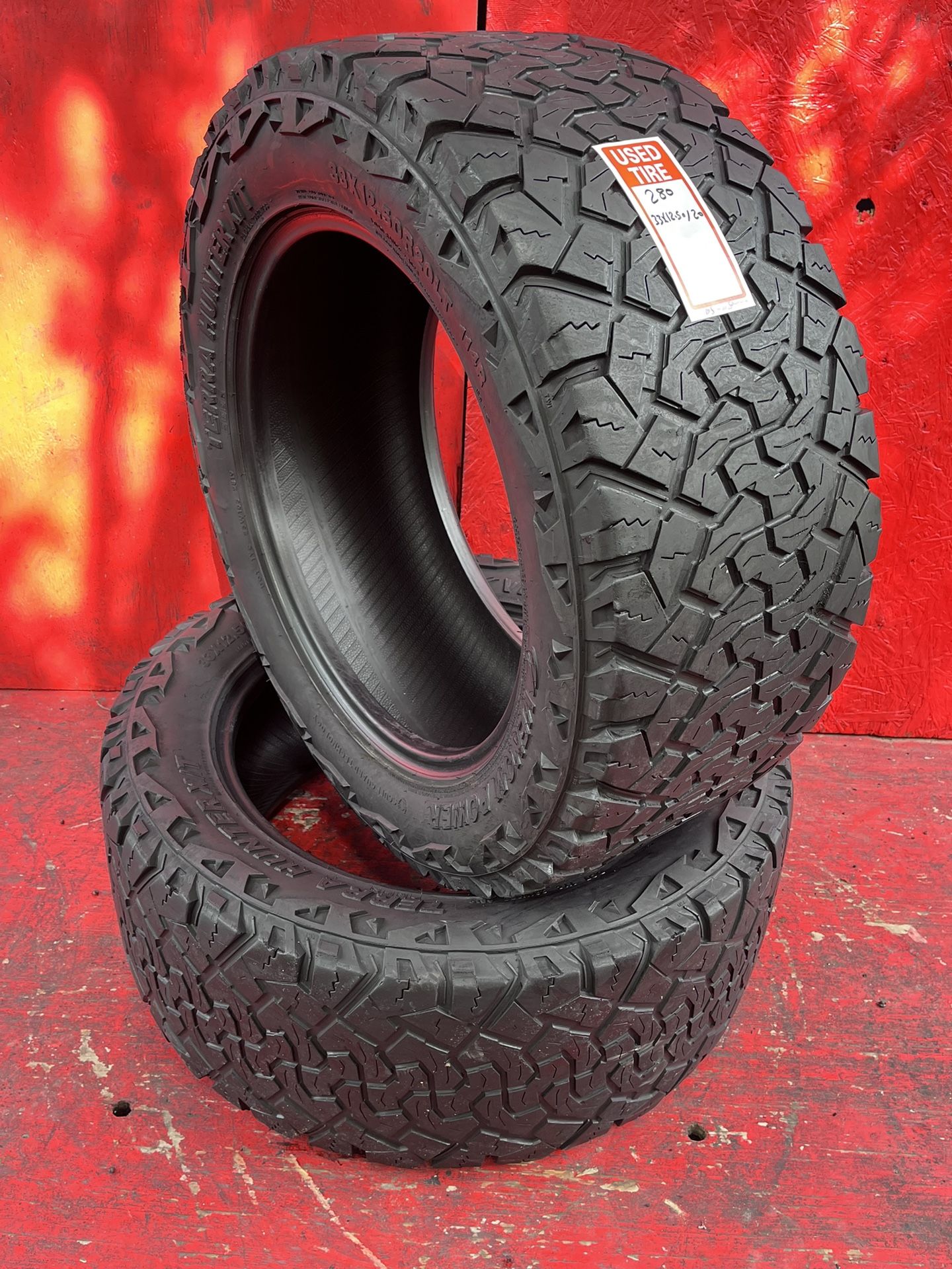 33X12.50R20LT VENOM POWER X/T full pair 2 tires