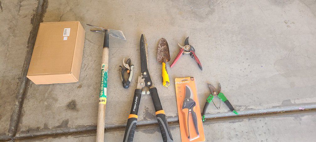 Garden Tools, New & Used, $49