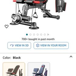 Weight Bench with 30lbs Free Weights Included 