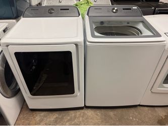 Samsung washer and electric dryer