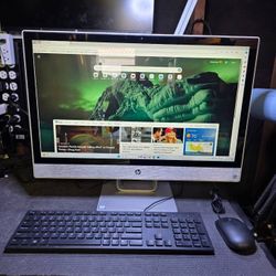 Hp. AiO TouchScreen PC, windows 11, 512 GB SSD Storage, 16 GB Ram - $290
