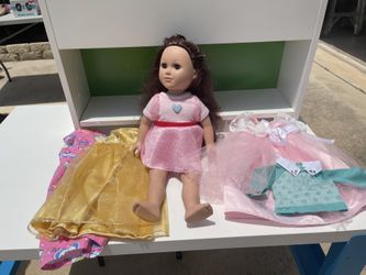 American Doll With Dresses