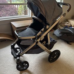 Uppababy Stroller and Extra Seat