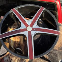 24 In Rims 6 Lugs 