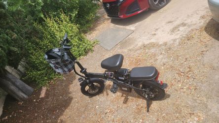 Ebike with charger and lock