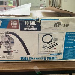 Fuel Transfer Pump GPI Rotary Hand Pump RP-10 10 Gallons Per 100 Revolutions