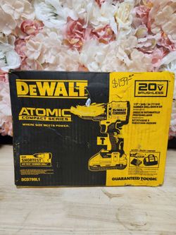 DEWALT
ATOMIC 20-Volt Lithium-Ion Cordless 1/2 in. Compact Hammer Drill with 3.0Ah Battery, Charger and Bag