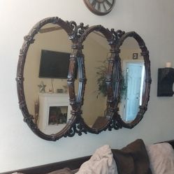 Antique Midcentury Vintage Mirror