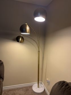 3 Head Metal Lamp Brass From Target