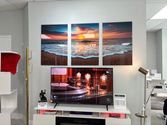 New Art wall glass beach