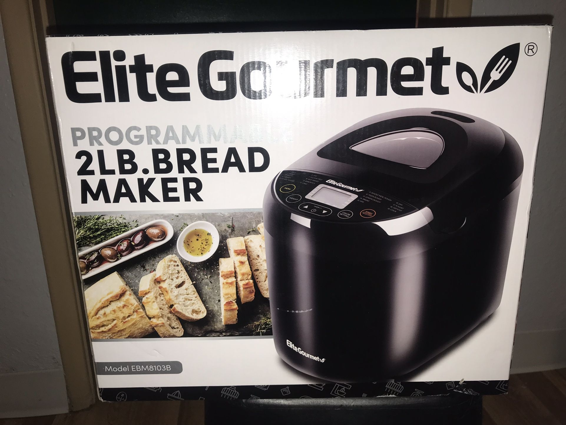 BRAND NEW, NEVER OPENED Elite Gourmet Bread Maker