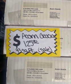SALE Acorn Acacia 12 MIL x 7.1 in. W × 48 in. L Click Lock Waterproof Luxury Vinyl Plank Flooring