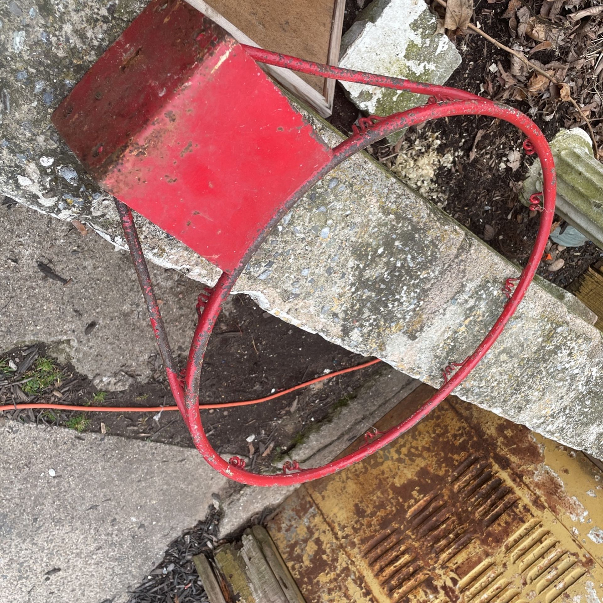 Mountable City Basketball Hoop Full Size Awesome Shape No Net