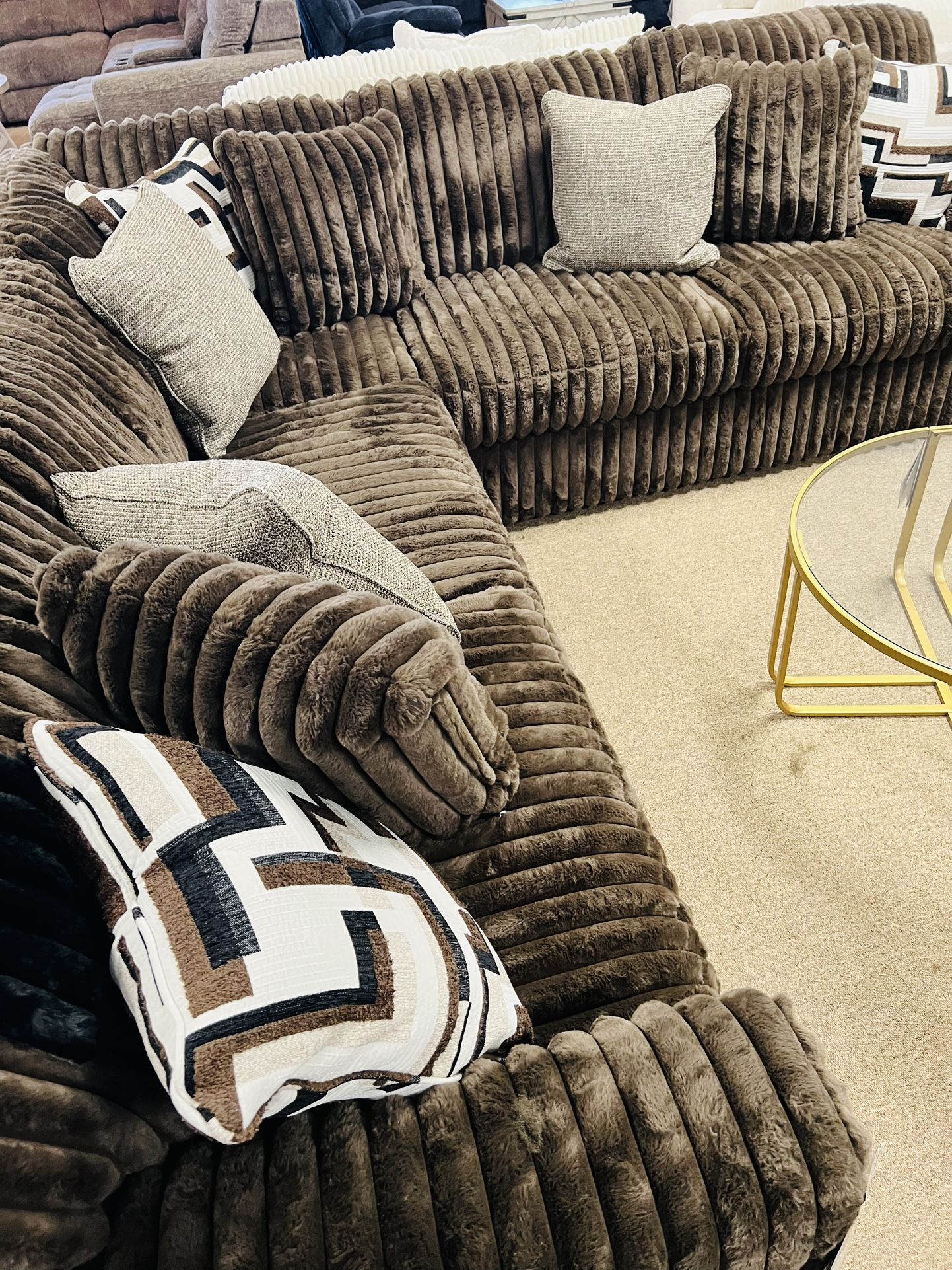 Stunning Stylish Cozy sectional!