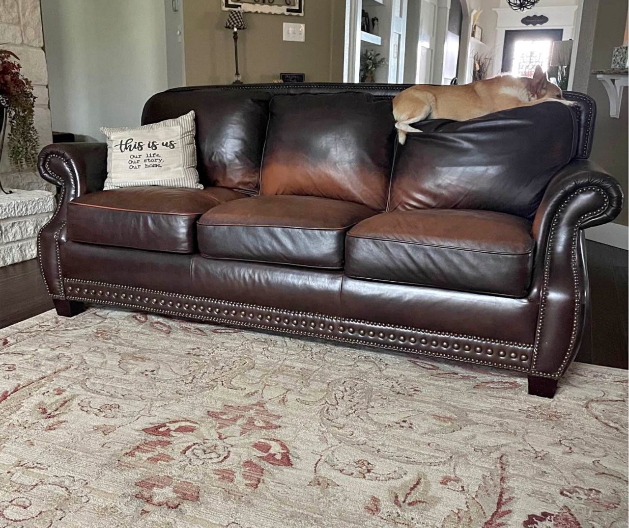 Leather Couch 