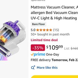 Handheld Bed Vac