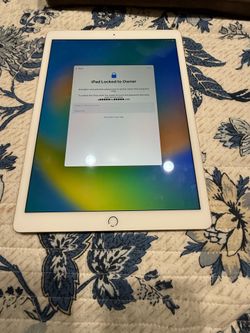 IPad Pro model A1584 is the 12.9-inch iPad Pro (1st Generation) for parts only iCloud lock