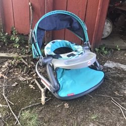 Very Nice Fisher-Price Sit And Stand With Canopy And Trey Only $25 Firm