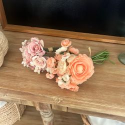 2 Sets Of Flower Bouquets $7