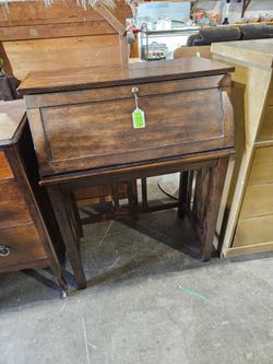 vintage secretary desk