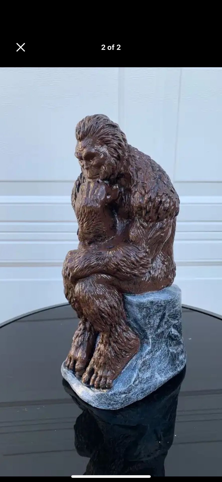 The Bigfoot Thinker Statue