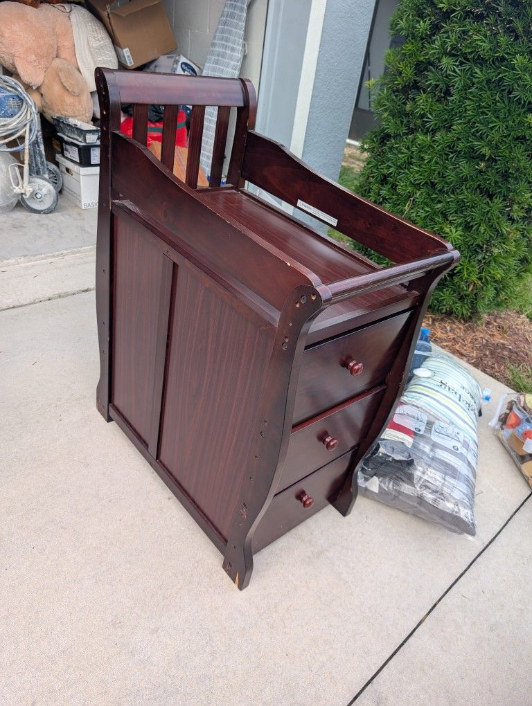 Tables And Changing Table With Shelves