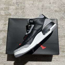 Jordan 3 Retro OG Black Cement (2024) Size 10