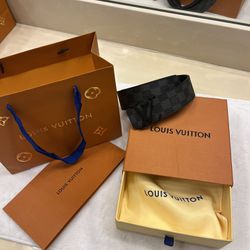 Louis Vuitton Damier Belt Black